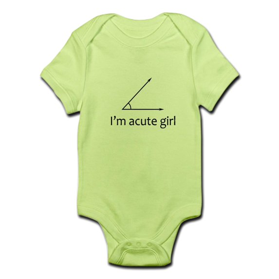 CafePress - Im Acute Girl Body Suit - Baby Light Bodysuit