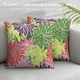 thumbnail image 3 of Pratyus Floral Pattern Print Throw Pillow Cover for Couch, Elegant Style, Short Plush Material, 1PC 18x18in, 3 of 5