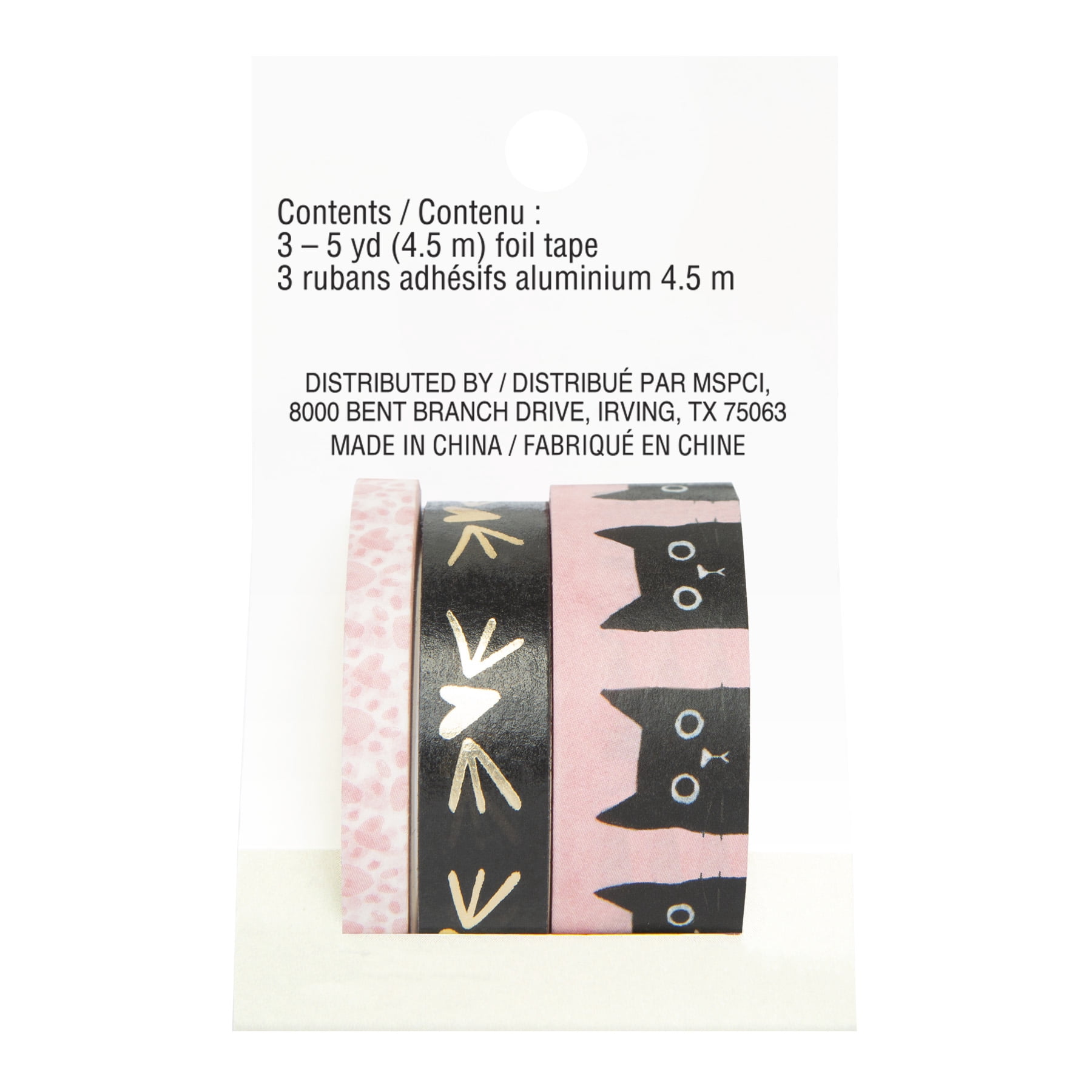 Recollections Cat Crafting Washi Tapes, 12 Packs: 3 ct. (36 total)
