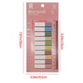 thumbnail image 2 of Kcavykas Durable Sticky Notes Color Transparent Pet Notes N Times Stickers Stickers Notes Stickers Ruler Bookmarks Classroom Must Haves School Supplies, 2 of 2