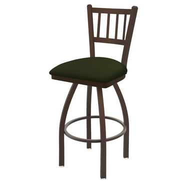 810 Contessa 36" Swivel Bar Stool with Bronze Finish and Canter Pine Seat