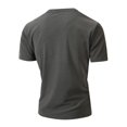 thumbnail image 4 of LTTVQM Men's Compression Shirts Short Sleeve Workout Gym T-Shirt Athletic Top Quick Dry Sports Baselayer Undershirts Dark Gray L, 4 of 4