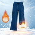 thumbnail image 4 of Auralook Women's Fleece Lined Yoga Pants with Pockets Soft High Waist Flare Leggings Winter Warm Pants, 4 of 6