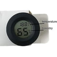 thumbnail image 3 of Mini termómetro digital negro de 4,5 cm Hygrometerdigital Lcd Display interior exterior portátil redondo Th Feliz Sencillez, 3 of 5