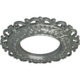 thumbnail image 3 of Ekena Millwork 13 1/4"OD x 6 5/8"ID x 1 1/8"P Orrington Ceiling Medallion (Fits Canopies up to 6 5/8"), Hand-Painted Silver, 3 of 5