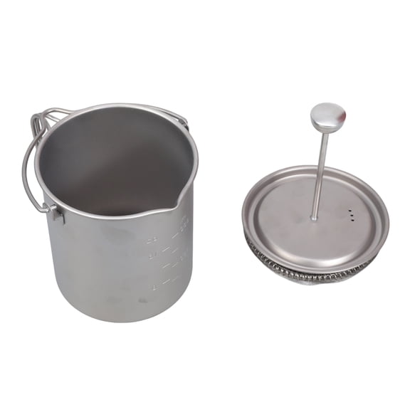 French Presses Coffee Maker Metal Construction 3 Stage Filtration Systems Travels Coffee Presses Cup For Home Camping