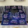 thumbnail image 2 of Daughter in Law Gifts, Daughter in Law Birthday Gifts, Daughter in Law Gifts from Mother in Law, Wedding Anniversary Birthday Gift for Future Daughter in Law Throw Blanket 50"X60", 2 of 6