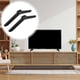 thumbnail image 4 of 2pcs TV Stand Legs 40 Inch TV Base Black Plastic TV Stand Replacement Flat Screen TV Holder For Living Room Or Bedroom, 4 of 4