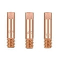 thumbnail image 6 of NATEFEMIN MIG MAG Welding Torch Contact Tips 40 Pcs 0.8 0.9 1.0mm Copper M6 for 15AK Clarke Sealey Welders, 6 of 9
