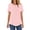 Pink, variant on Womens Fall Tops Long Sleeve Shirts Casual Tunic Top Basic T Shirts Tees