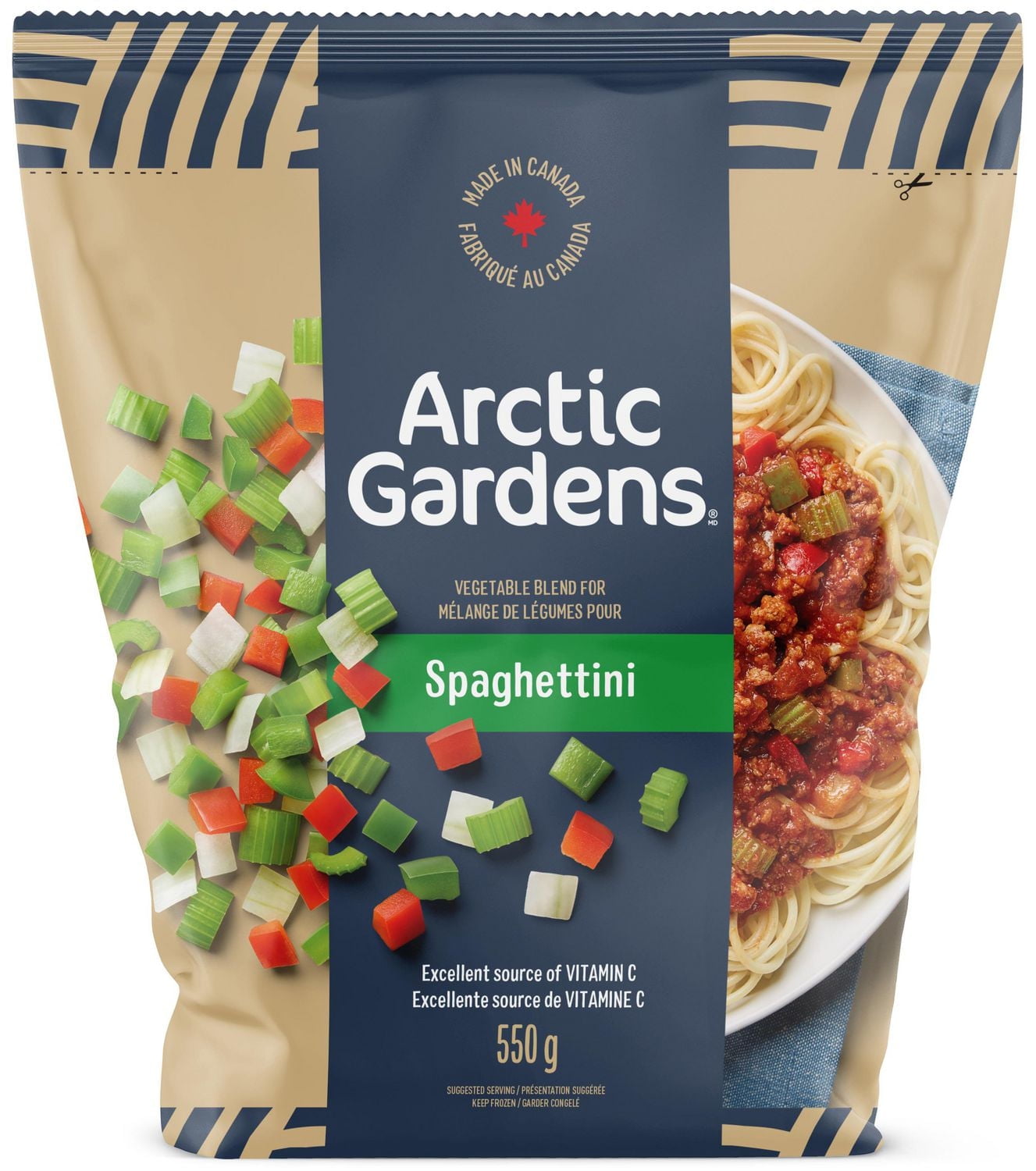 Arctic Gardens Spaghettini Mix, Arctic Gardens Spaghettini Mix - 550g