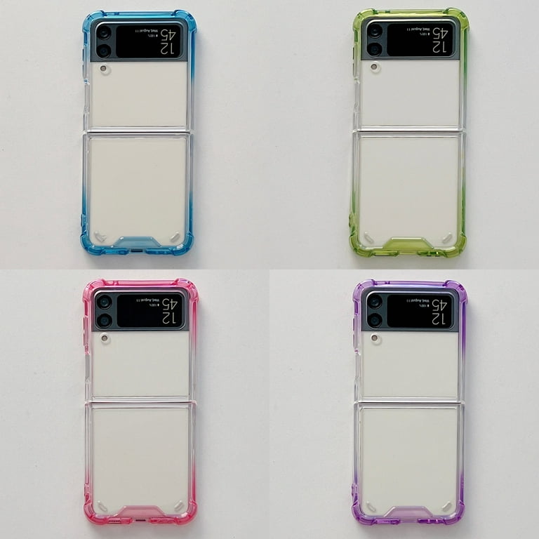  Clear Case for Galaxy Z Flip,Z Flip 5G Case,Ultra Thin Crystal  Soft TPU Rubber Scratch Resistant Anti-Slip Phone Case for Samsung Galaxy Z  Flip/Z Flip 5G (Clear) : Cell Phones 