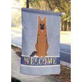 thumbnail image 2 of Carolines Treasures BB5648CHF German Shepherd Welcome Flag Canvas House Size, 2 of 4
