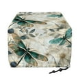 thumbnail image 2 of HELLHERO Dragonfly Flower Print Toaster Cover 2 Slice Dustproof, Washable Bread Machine Dust Cover with Drawstring, Fingerprint Protector for Kitchen, 2 of 8