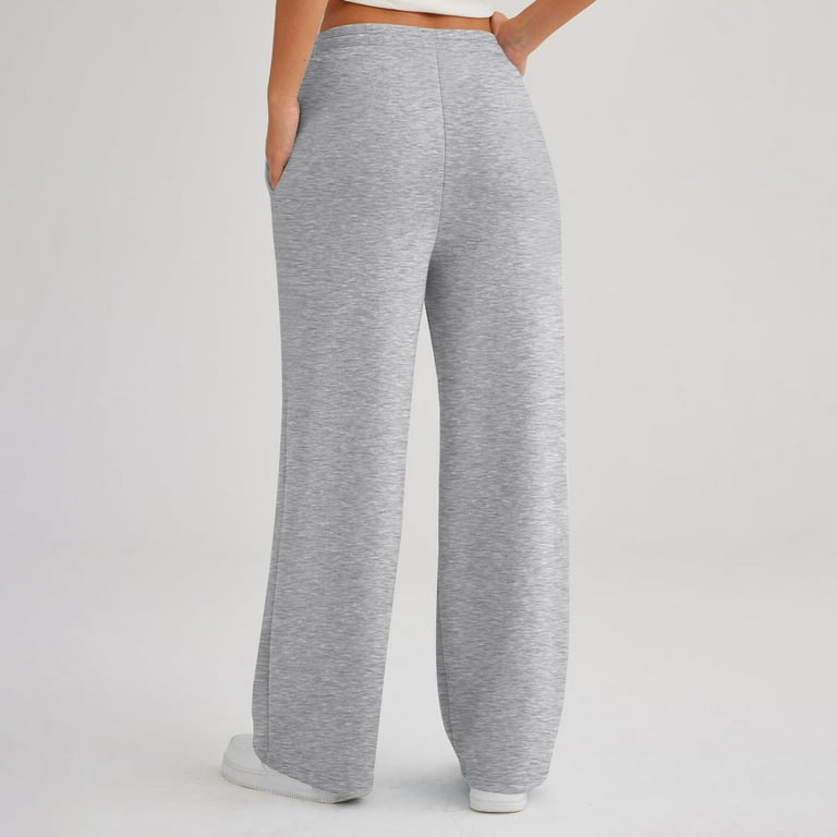 TQWQT Women's Plus Size Wide Leg Sweatpants 2023 Fall Casual TQWQT Women's Plus Size Wide Leg Sweatpants 2023 Fall Casual