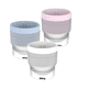 thumbnail image 1 of Molde Para Hielos Belug Silicon Grandes Cubitos 6cm Con Tapa 3pcs Blanco/Rosa/Azul cielo, 1 of 5