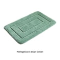 thumbnail image 2 of Toystoory Exquisita alfombrilla hecha a mano para la absorción de agua del baño, alfombra antideslizante, alfombra para la puerta del suelo del Juegos de accesorios de baño Verde claro 40x60CM, 2 of 6