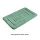 thumbnail image 2 of Toystoory Exquisita alfombrilla hecha a mano para la absorción de agua del baño, alfombra antideslizante, alfombra para la puerta del suelo del Juegos de accesorios de baño Verde claro 40x60CM, 2 of 6