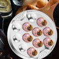 thumbnail image 3 of EeaseCA Stainless Steel Escargot Dish Server 12 Positions Baked Snail Plate Kitchen Serving Utensil, 3 of 8