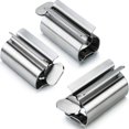 thumbnail image 1 of 3 piezas exprimidor de tubo exprimidor de pasta de dientes soporte de asiento estante giratorio dispensador de pasta de dientes para baño (plata), 1 of 5