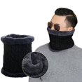 thumbnail image 2 of Unsiex Cycling Neck Wrap Thick Soft Plush Elastic Regular Fit Warm Windproof Cold Resistant Color Matching Outdoor Skiing Skating, 2 of 10