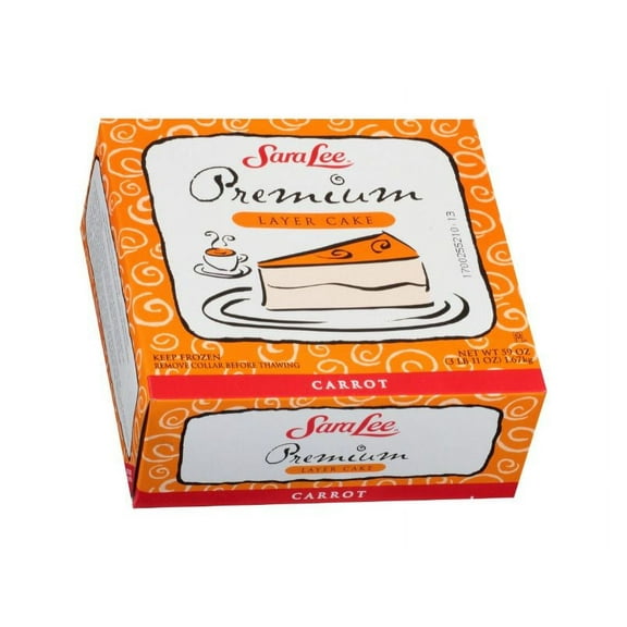 Sara Lee Chef Pierre Layer Carrot Cake 9inch 3.687lbs (PACK OF 4)