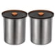 thumbnail image 1 of 2 botes de café de acero inoxidable con tapa hermética de 1200 ml para almacenar café fresco en casa o en la oficina Mantiene el café fresco por más tiempo, 1 of 7