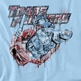 thumbnail image 2 of Transformers Spray Panels Women's T Shirt, Light Blue, Small, 2 of 6