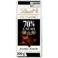 thumbnail image 1 of Lindt EXCELLENCE 70% Cacao Dark Chocolate Bar, 100 Grams, 1 of 14