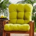thumbnail image 3 of Greendale Home Fashions Kiwi 38 x 21 in. Outdoor Reversible Tufted Chair Cushion, 3 of 8
