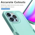 thumbnail image 6 of Xhy iPhone 14 Pro Max Case with Screen Protector Double Layer Rugged Drop Resistant, Military Grade Full Body Protection TPU Durable Detachable for iPhone 14 Pro Max 6.7 inch 2022 Phone - Light Green, 6 of 9