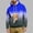 Blue, variant on Dolkfu Fleece Men's Fashion Hoodies Pullover Pet Carrier Sweatshirts Gradient Kanga Pocket Hooded Mens Shirt M