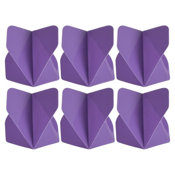 Uxcell Dart Flights, 6 Pack PET Darts Accessories Purple