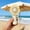 White-WH, variant on MMJ Portable Fan Cute Flower Shaped Mini Handheld USB Rechargeable with Base for Home Office Travel 5.90x3.14x1.57in