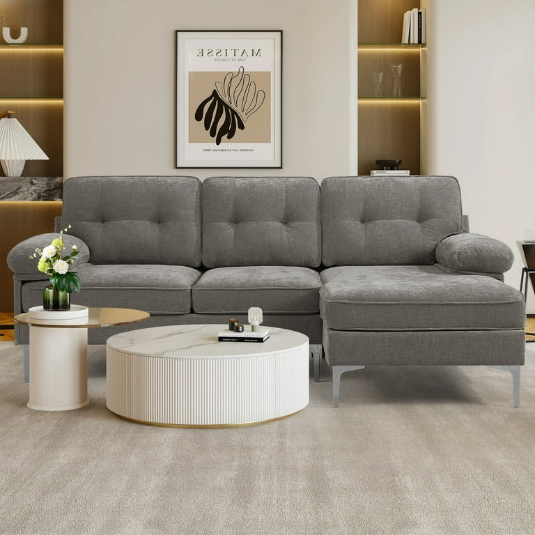 INGALIK Convertible Sectional Sofa Couch, L-Shaped Couch INGALIK Convertible Sectional Sofa Couch, L-Shaped Couch