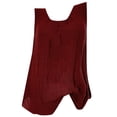 thumbnail image 4 of Ruimatai Womens Tank Tops Crew Neck Ruched Sleeveless Blouses Loose Fit Casual Flowy Summer Solid Color Tops, 4 of 4