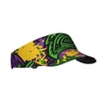 thumbnail image 2 of Bingfone Adjustable Empty Top Sun Visor For Women And Men-Mardi Gras7, 2 of 8
