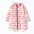 thumbnail image 4 of lnmuld Raincoat for Girls Stylish Girls Raincoat Hooded Outerwear with Pockets for School Outdoor Play and Everyday Adventures Size:7-10 Years, 4 of 9