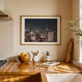 thumbnail image 3 of Sao Paulo Skyline at night - São Paulo São Paulo Brasil Photography Oak Framed Wall Art Print 24 x 36 inches, 3 of 6