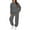 Dark Gray, variant on Womens 2 Piece Outfits Hoodie Sweatsuit Sets Over Sized Sweatshirt Baggy Fall Fashion Sweatpants with Pockets, for Winter Lounge and Casual Activities,Coffee,L