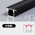 thumbnail image 3 of Tira de luces LED de 12 V, IP68, resistente al agua, SMD2835, 120 LED/m, cinta flexible de luces LED de color blanco/blanco cálido, cable de 2 pines, luces LED para el hogar, 3 of 5