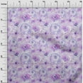 thumbnail image 2 of oneOone Rayon Pastel Purple Fabric Watercolor Floral Fabric For Sewing Printed Craft Fabric By The Yard 56 Inch Wide, 2 of 6
