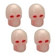 thumbnail image 2 of Luminous Tire Valve Caps for Car and Motorcycle, Fluorescent Skull Wheel Cover Dustproof Nozzle Caps, Night Driving Decoration and Tire Protection Accessories 4PCS, 2 of 2