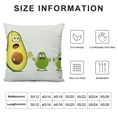 thumbnail image 6 of Acheng Avocado Pillows Cute Fruit Avocado,Cartoon Avocado Pillows, Suitable for All Season Pillow Case for Room Bedroom Sofa Chair,2 Pcs White, 6 of 6