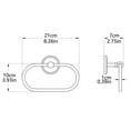 thumbnail image 2 of ROSENICE 1Pcs Vintage Rustic Looking Towel Hanger Bathroom Accessory Golden Copper 11.8x3.9in, 2 of 8