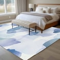 thumbnail image 5 of 5x7 Area Rugs, Blue Non-Skid Rubber Backing Large Rectangle Rugs - Living Room Bedroom Home Office, Watercolor Abstract Geometric Art Indoor Floor Mat Carpets Washable Rug, 5 of 9