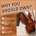 thumbnail image 3 of Kit Acústico de Violín Ktaxon 1/2 con Estuche, Arco y Resina, 3 of 7