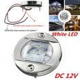thumbnail image 4 of 2Pcs Marine LED Lights for Courtesy Cabin, 3 Inch Round Navigation Lights 12V Waterproof, Blue, 4 of 8