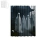 thumbnail image 2 of Cortina de Ducha de Halloween, Decoración de Baño, Tela Divisoria, Impresión Digital, Cortina Impermeable para Baño con Ganchos, Sin Perforaciones, 2 of 6