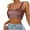 Rose Gold, variant on Afdoent Womens Tops Festival Shiny Metallic Deep V Neck Sexy Ladies Outwear Metal Top Trendy Clothes